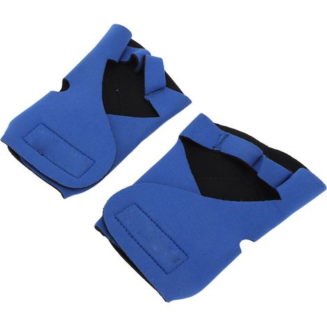 Gants de sport ajustables en néoprène, demi-doigts antidérapants, sans doigts, pour vélo (1/5)