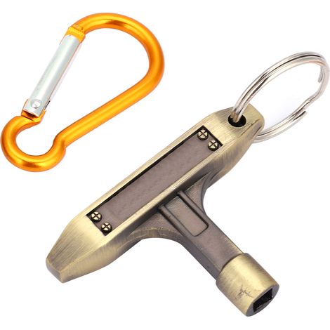 Tragbarer Stimmschlüssel für Bronzetrommelfelle, mit Ring und Schlaufe (1/5)