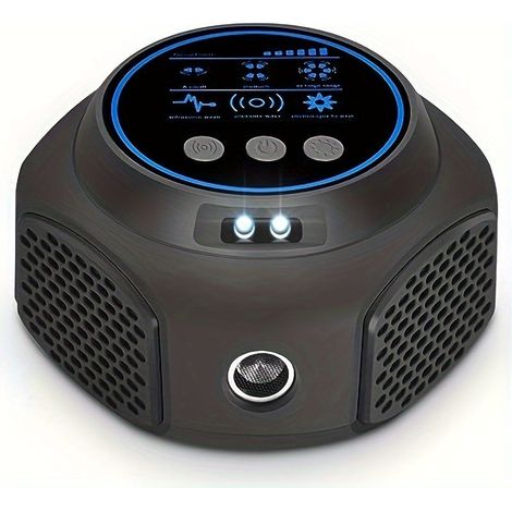 Répulsif antiparasitaire intelligent à ultrasons, pour intérieur et extérieur, pour garage, réglementation européenne, noir (1/5)