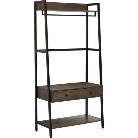 Interiors by Premier Versatile Dark Oak Storage Unit, Sturdy And Durable Spacious Storage Unit, Easily Maintained Tall Cupboard (1/5)