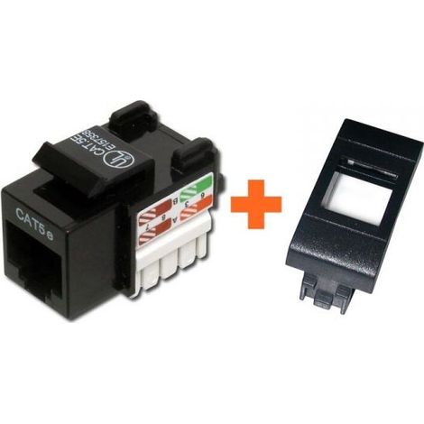 Keystone presa rete RJ45 cat.5e utp compatibile serie Living International