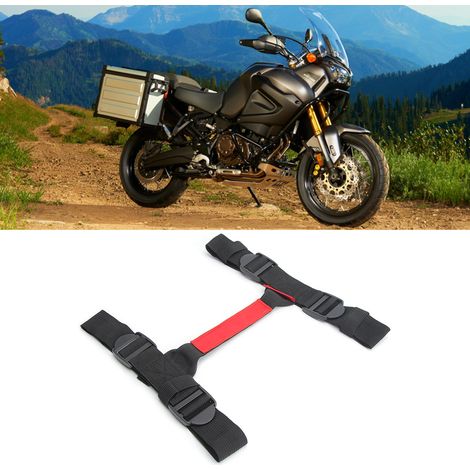 Motorrad-Gepäckträger aus Polyester, passend für Yamaha MT09 Tracer, Rot (1/5)