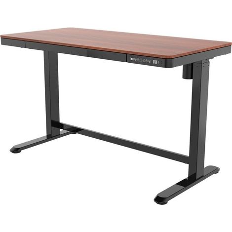 ACTIVEJET escritorio con ajuste eléctrico de altura 120x60 ET119S negro/nogal