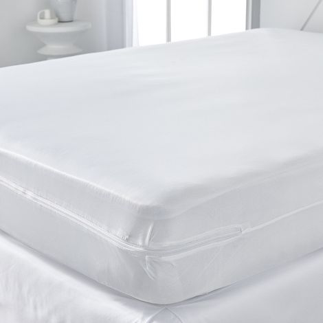 Housse intégrale de matelas 160x200cm – Polyester – Fermeture à glissière – Entretien facile et séchage rapide – Today (1/6)