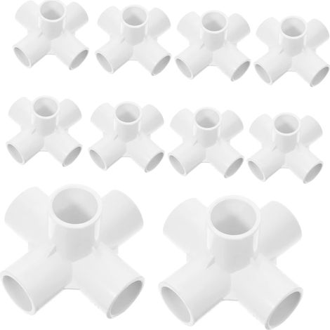 ces Raccords PVC Voies Pouce pour Tuyauterie Connecteurs (1/5)
