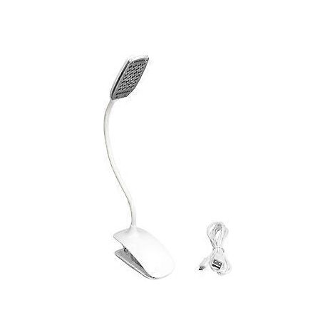 Zusammenklappbare LED-Klemmtischlampe mit 28 LEDs, Augenschutz, USB-wiederaufladbar, inklusive Akku, ideal für Studentenwohnheime und Büros.