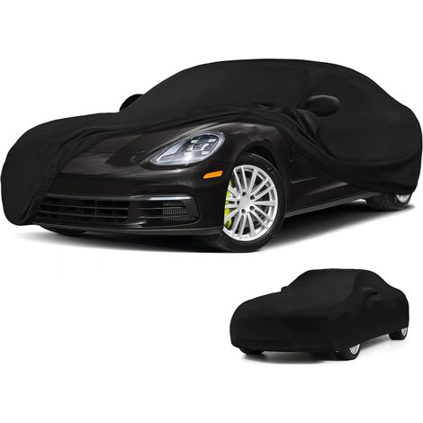 Housse de Voiture d'intérieur pour Panamera 2010-2024, Indoor Bâche de Voiture Respirante Tissu élastique, étanche à la poussière, Doublure Douce, Ajustement Serré (1/5)