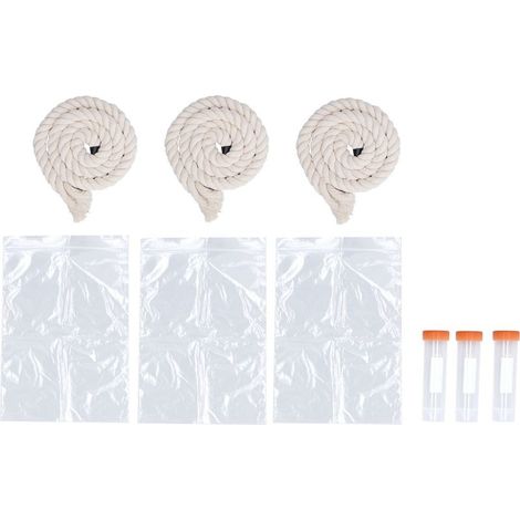 Lot 3 cordes échantillonnage salive – coton doux – détection peste porcine – porcs (1/5)