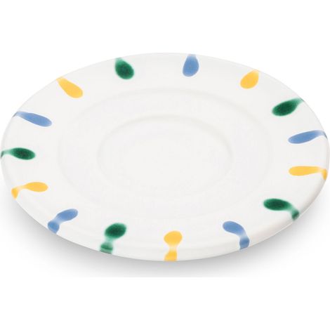 Gmundner Keramik Buntgeflammt, Unterteller Espresso  (Ø 11cm) (1/2)