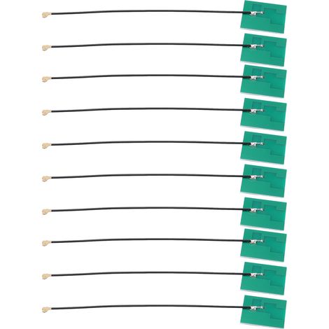 Antenne omnidirectionnelle Wi-Fi/Bluetooth 2,4 GHz, 50 W, 3 dBi, 2400-2500 MHz, connecteur IPEX, câble RG1.13, carte PCB (1/5)