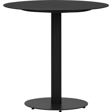 Hector Table de jardin, Ø 70 cm, noir.