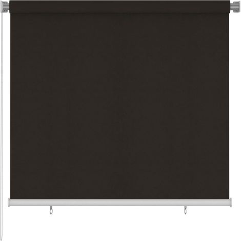 vidaXL Tenda a Rullo per Esterni 165(L)x140(A) cm Marrone HDPE