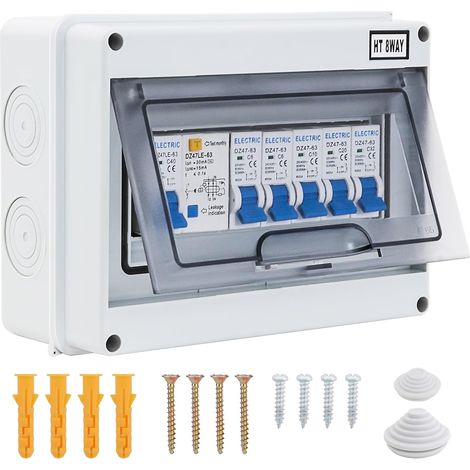 Boîte à Fusibles Apparente HT 8 Volets, IP65 Étanche, 230V50/60Hz 6000A, Pour Maison/Usine