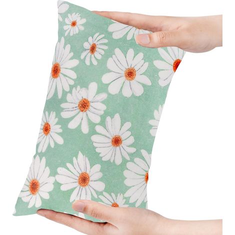 Almohada pequeña lavable con estampado animal, 27,9 x 17,8 cm, para soporte de cuello/zona lumbar/rodillas, 1 unidad.