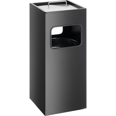 Posacenere da Esterno Durabile 333101 Nero, Capacit� 17 litri (1/4)