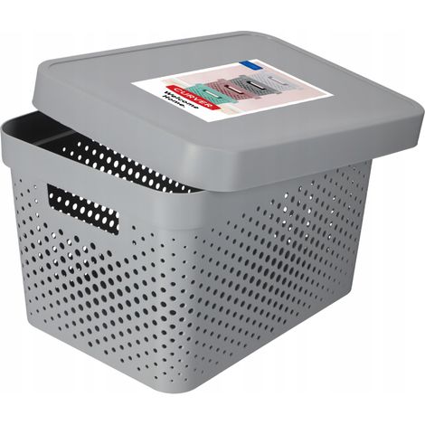 Curver Boîte Conteneur avec Couvercle 17 L Gris (1/5)