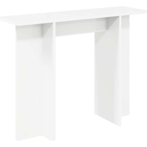 Mesa Consola Blanco 100 x 30 x 75 cm Madera de ingeniería vidaXL