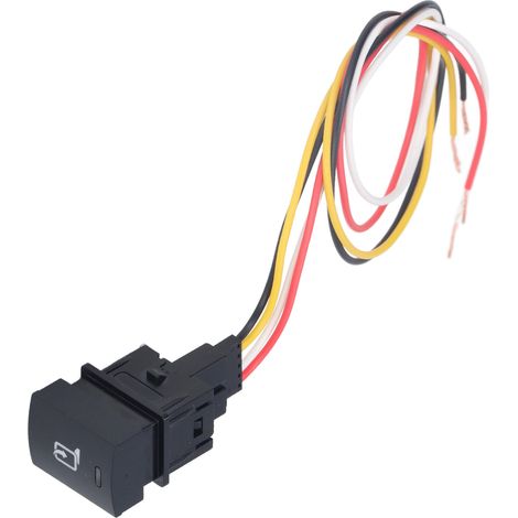Bloc de trou réservé pour interrupteur antibrouillard, traitement poli stable et résistant à la chaleur, pour véhicules 12V 10A. (1/5)
