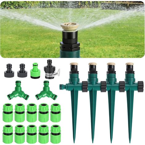 Verstellbarer Rasensprenger 90°/180°/360° Automatische Gartenbewässerung Inklusive diversem Zubehör Der perfekte Garten für Sie (1/5)