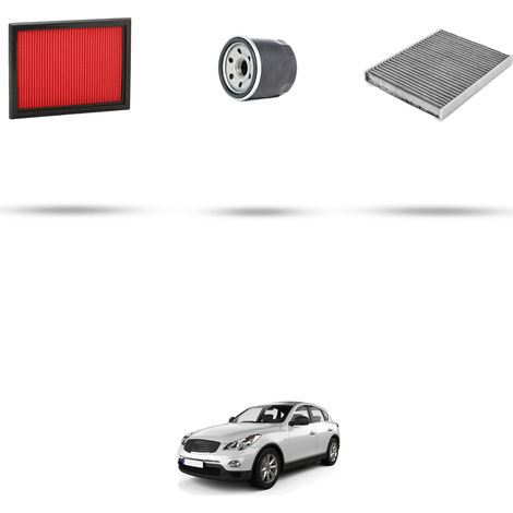 Kit tagliando 3 filtri compatibile con Infiniti EX 35 v6 221kw dal 2007 (1/5)