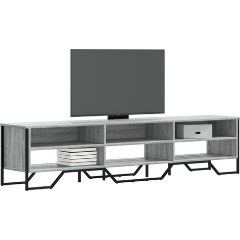TV-Schrank Grau Sonoma 180x34x41 cm Holzwerkstoff (1/5)