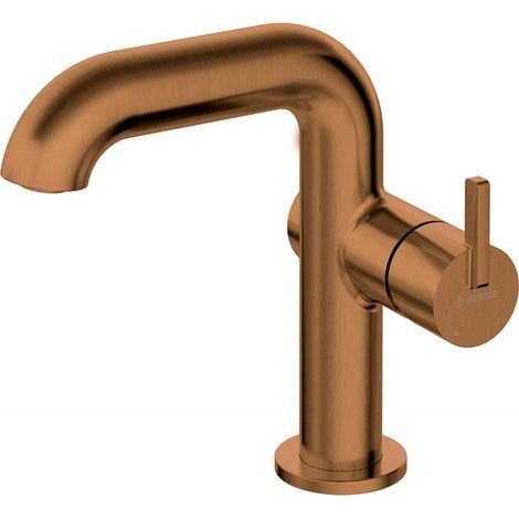Deante Silia Waschbeckenarmatur gebürstetes Messing elegant