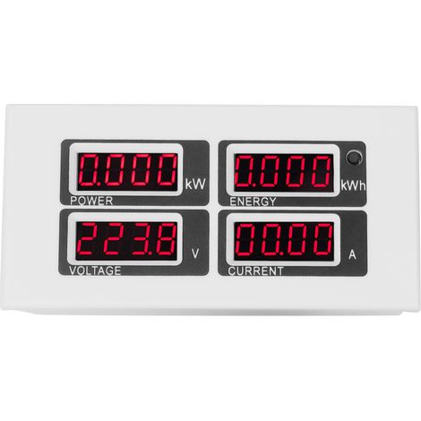 Multifunktionales AC-LED-Strom-, Spannungs-, Leistungs- und Energiemessgerät (PZEM0-004 (Testspulentransformator-USB-Adapter)) (1/5)