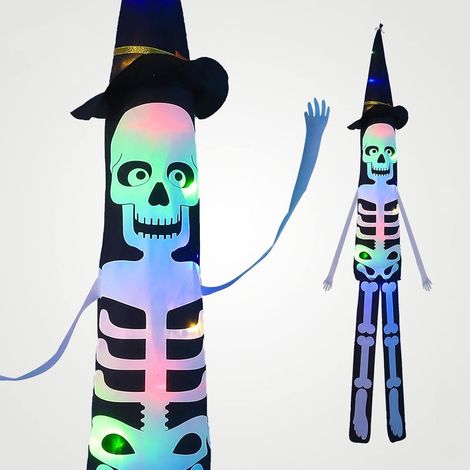 Halloween-Hängegeist, Halloween-Hängedekoration mit LED-Beleuchtung
