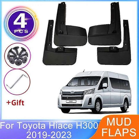 4-teiliges Set Schmutzfänger für Toyota Hiace H300 GranAce 2019–2023, vorne und hinten, Kotflügel-Spritzschutz, Radlaufschutz, Zubehör (1/5)