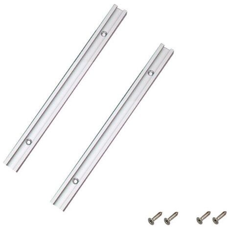 Stück 200 mm Aluminium-T-Schiene, T-Nut, T-Nut-Gehrungsschiene für Tischsägen, Oberfräsen und Holzbearbeitungswerkzeuge, 19 x 9,5 mm, FLITI