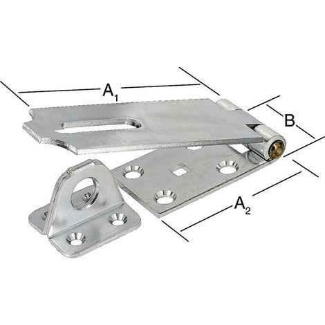 Trampa de seguridad L.85mm H.35mm STA azul galvanizado VORMANN (Por 10)