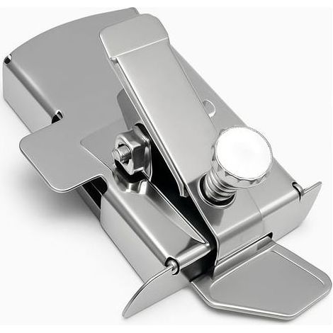 Applicabile il Piedino della Macchina da Cucire con Guida di Cucitura Magnetico Inox Orlo Arrotolato e un Piede di una Cerniera, un Accessorio Compatibile con la Maggior parte delle Famiglie di Macchi (1/5)