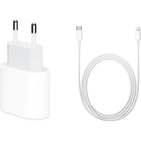 Chargeur mural USB Type-C 20 W et câble de charge rapide USB-C vers Lightning de 2 m compatible avec iPhone 12, 12 mini, 12 Pro, 12 Pro Max et 11 Pro Max (lot en gros) (1/5)