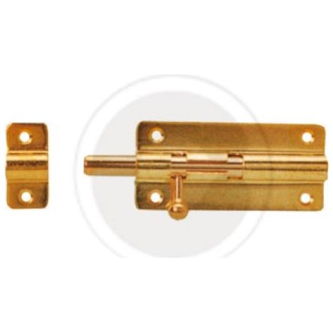 PA ne dormant plat en laiton brillant Imof PA ne dormant de porte 100 mm