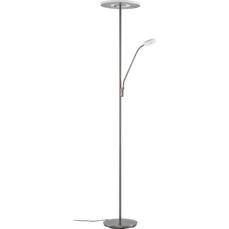 LED Stehlampe "Raymond" aus Metall dimmbar für Wohnzimmer & Esszimmer von Lucande (1/5)