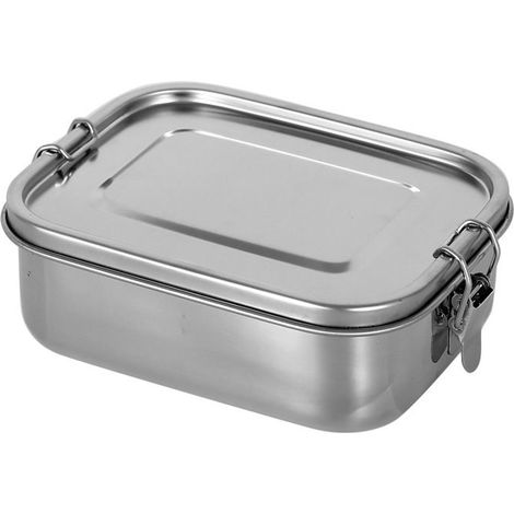 Ecleanfy - Boîte à lunch en acier inoxydable de 1400 ml - Compartiments amovibles - Conservation des aliments (1/5)