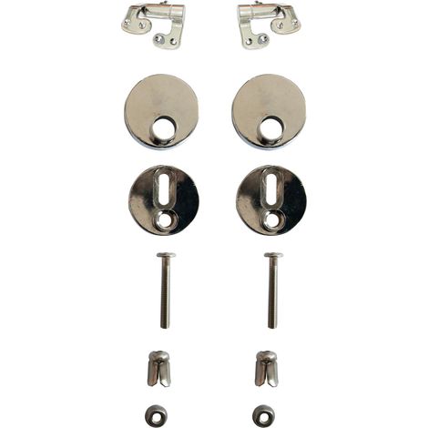 Primaster Metallscharnier Set für Toilettendeckel WC-Befestigung Toilettendeckel