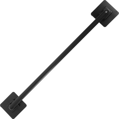 Porte-serviettes mural adhésif, barre de 45 cm, sans perçage, organisateur salle bain et placard, (1/5)