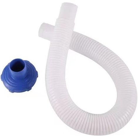 Pièces de rechange pour écumoire de piscine enterrée Intex 25016 : tuyau et adaptateur B (1/4)