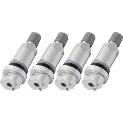 Kit de réparation de valves de pression de pneus (TPMS) pour Mondeo 207, 307, 407 C4, C5, 4 pièces, argent. (1/4)