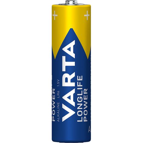 VARTA Batterie Alkaline, Mignon, AA, LR06, 1.5V, Longlife Power, 40 Stück (1/2)