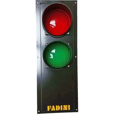 Semaforo 2 Luci Rosso / Verde Led 5W 24V Vac/dc Per VISUAL344 FADINI 3214L