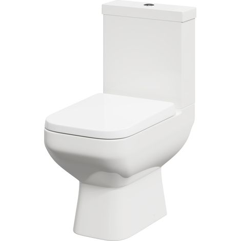 Sirus Close Coupled Toilet with Soft Close Toilet Seat (1/5)