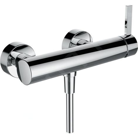 Mitigeur de douche EH-KARTELL avec flexible de 1800 mm, poignée TwinStick chromé (1/3)
