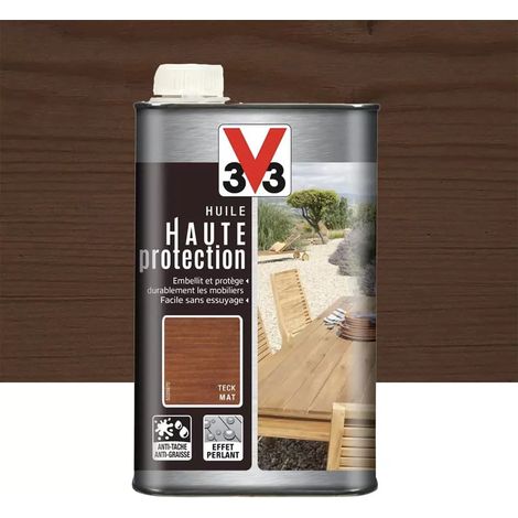 Huile Protection mobiliers V33 Teck Mat 1 L (1/2)
