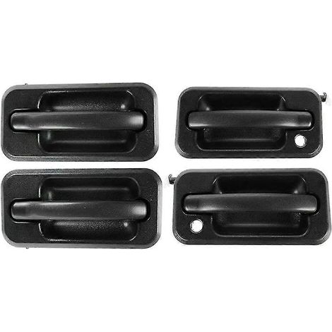 Satz mit 4 Außentürgriffen für Hummer H2 (2003-2009), strukturiertes Schwarz, Teilenummern: 131609870457, 15104792, 10360326 (1/5)