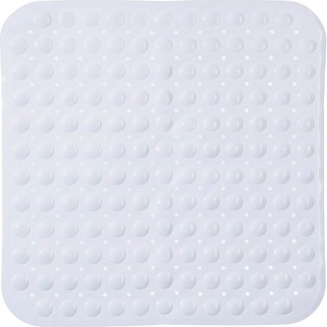 Fond de Douche PVC "Anti-Dérapant" 53x53cm Blanc (1/3)