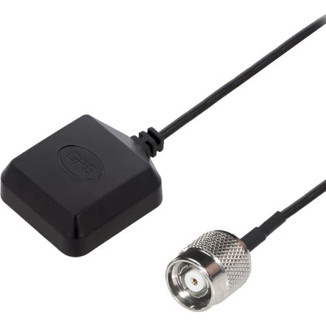 Antena GPS de banda L1 con im谩n, 3 m, conector TNC RP