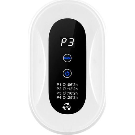 Generatore di ozono bianco, purificatore d'aria, sterilizzatore di odori, generatore di ioni negativi, purificatore d'aria silenzioso per case nuove, animali domestici, bagni, cucine, con organizzator (1/5)