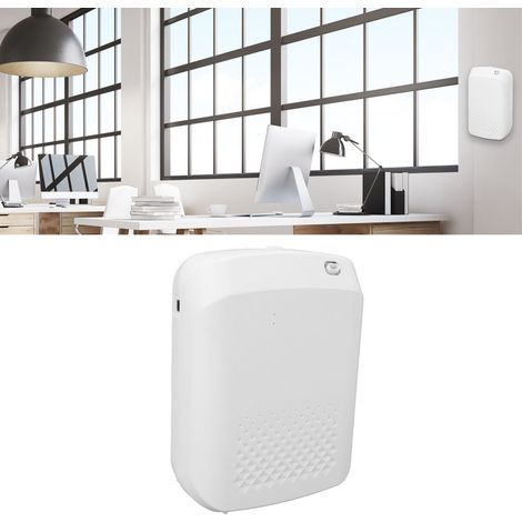 Difusor de aromaterapia inteligente Bluetooth de 400 ml para el hogar y hoteles con soporte de pared y mando a distancia, color blanco, 100-240 V, enchufe europeo. (1/5)